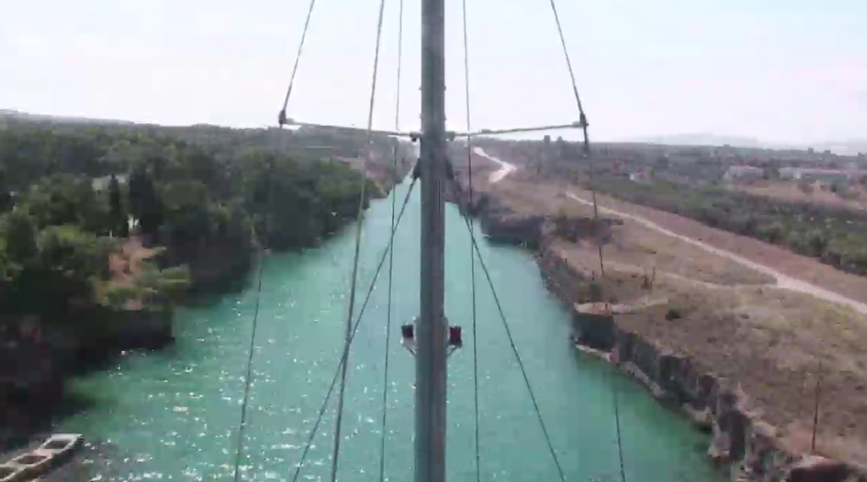 Passage du canal de corinthe