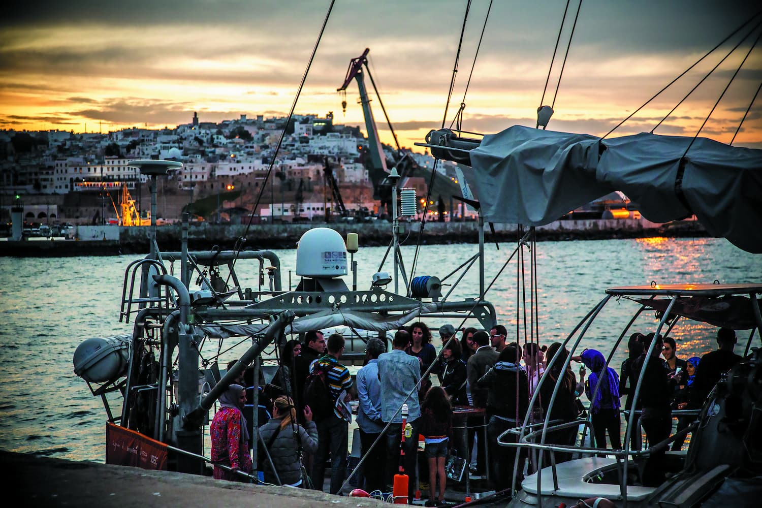 Escale à tanger, les Ateliers de tara à l'origine d'une coopération transméditerranéenne.