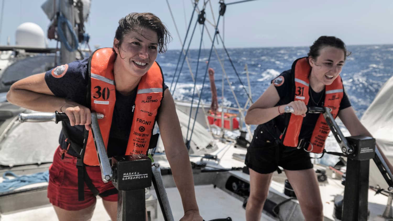 Equipe sur l'Amazone