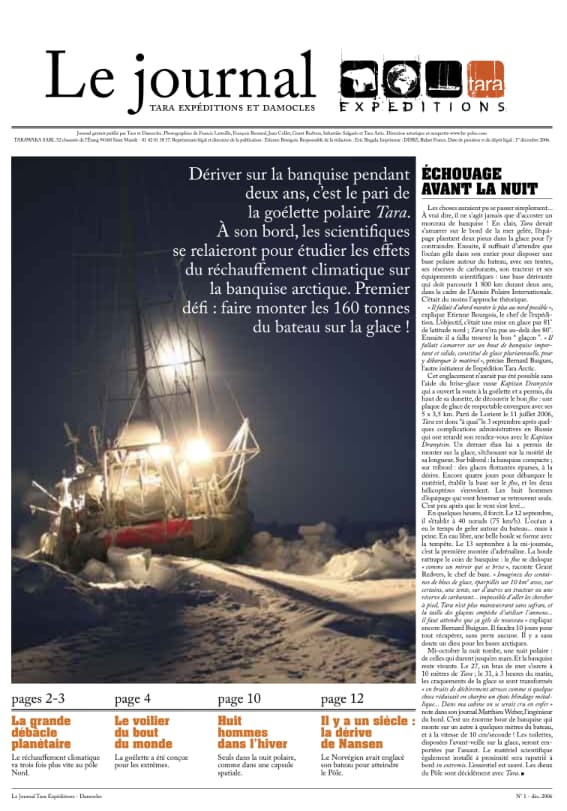 Journal Tara n°1
