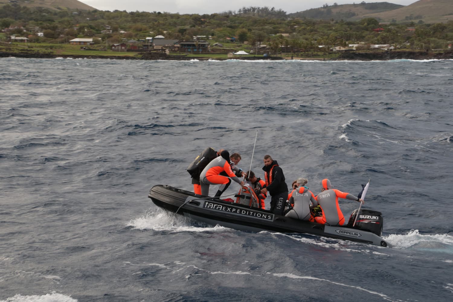 Préparation à la plongée - Tara Pacific
