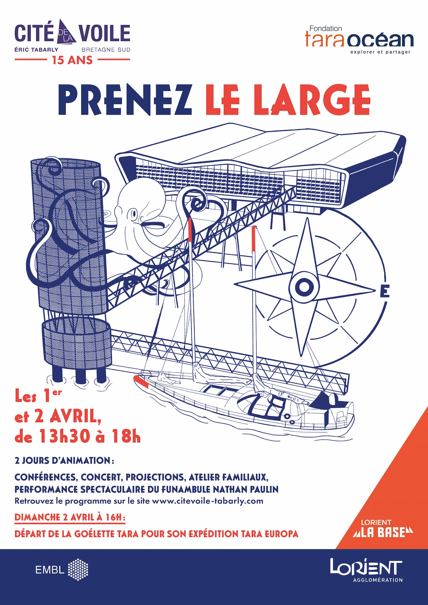 Affiche Départ Tara Europa